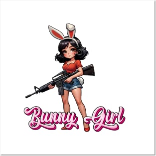 Tactical Bunny Girl Posters and Art